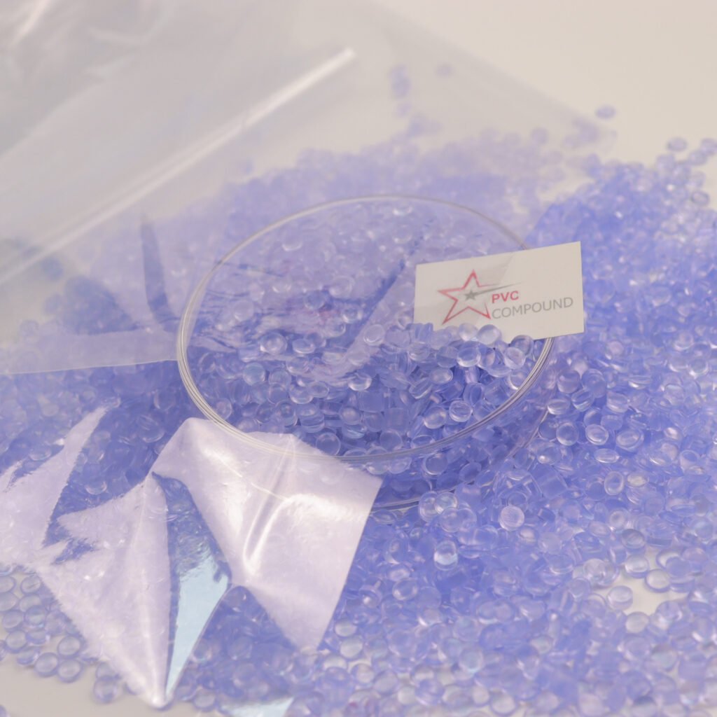 Gránulos de PVC para película de etiquetas retráctiles
