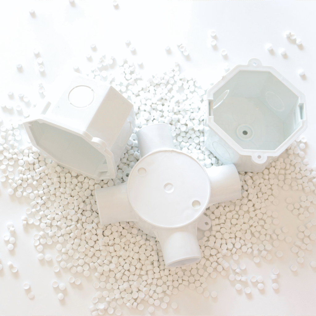 Pellets de UPVC de colores para conexiones de conductos eléctricos/cajas de cables